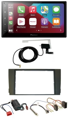 Pioneer USB Bluetooth DAB MP3 2DIN Autoradio für Audi A6 01-05 C5 Bose Aktivsyst - Bild 1 von 4