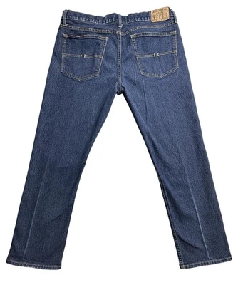 US Polo Assn Jeans Mens 36x30 Blue Denim Straight Leg Stretch Authentic Logo - Image 1 of 4