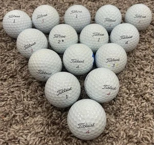 15 Titleist ProV1/ProV1x White 5A/4A Near Mint Used Golf Balls Pro V1 - Picture 1 of 2