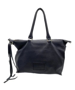 See By Chloe Hand Shoulder Bag Tote Purse 2way Leather Navy Authentic - Picture 1 of 24