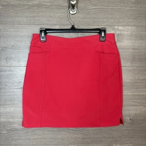 Adidas Women's Size Small Solid Skort Skirt Golf Hot Pink Pockets Active - Picture 1 of 9