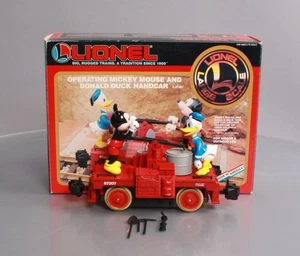 Lionel 8-87207 G Disney Mickey Mouse & Donald Duck Handcar LN/Box - Picture 1 of 12