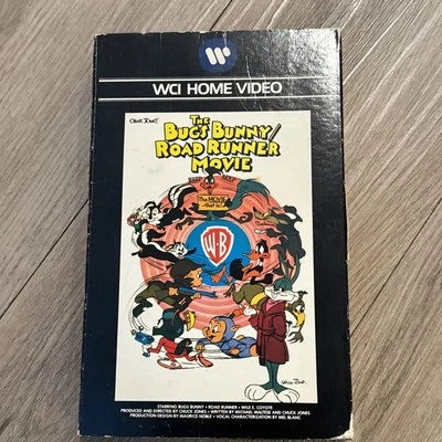 The Bugs Bunny Road Runner Warner VHS WCI Home Video Big Box 1979 PG Rare Foto 1 de 4