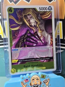 One Piece Card Game: Royal Blood OP10 English R Basil Hawkins #OP10-100- Near M - Picture 1 of 2