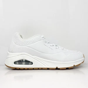 Skechers Womens Uno Stand On Air 73690W White Casual Shoes Sneakers Size 9 - Picture 1 of 12