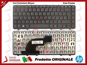 TASTIERA PER HP PROBOOK 640 G1 645 G1 CON FRAME NERO - Photo 1/1