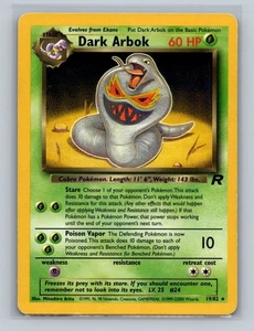 Dark Arbok 19/82 Team Rocket Pokemon TCG Unlimited MP - Picture 1 of 2