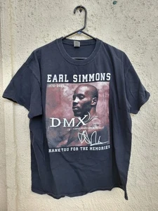 Tshirt DMX Earl Simmons XL 44" X 30" cotone Gildan rapper hip hop - Foto 1 di 4
