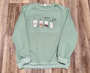 SHEIN Girl’s Coffee Sweatshirt Size 11-12 Years - Picture 1 of 4