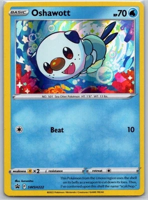Oshawott - SWSH222 Reverse Holo SWSH: Sword & Shield Promo Cards NM - Image 1 of 2