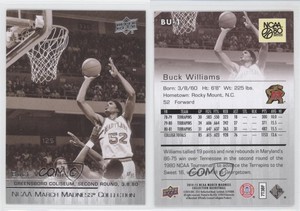 2014-15 Upper Deck NCAA March Madness Collection Sepia Buck Williams #BU-1