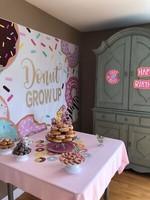 16 Folie Rosa Donut Ballons Party Baby Shower Kinder Geburtstag