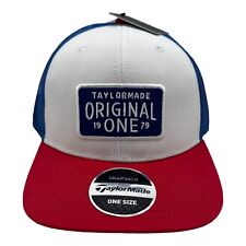 NWT TaylorMade Golf Original One 1979 Red White Blue Snapback Trucker Hat Cap