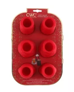 Cook With Color Red Silicone Shot Glass Mold New (ice, chocolate, cookie) - Picture 1 of 9