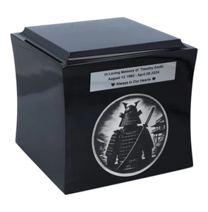 Themenurne mit einem Samurai - Symbolische Feuerbestattungsurne - Bild 1 von 10