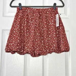 Short femme Kirious couleur rouille avec taches blanches taille M - Photo 1/6