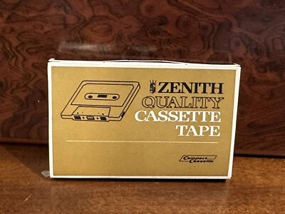 Cinta de casete vintage calidad Zenith C-60 (30x2) Foto 1 de 3