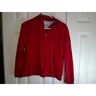 Tommy Hilfiger Golf Full Zip Jacket Red Lightweight Coat Women's S - Image 1 of 3