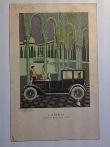 CARTOLINA NANNI DIS LAMPO BENZINA SUPERIORE - 12-4-1927 SALSOMAGGIORE X VERONA - Imagen 1 de 2