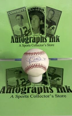 Jered Weaver Autografiado Rawling Major League Béisbol Los Angeles Angels A26 Foto 1 de 3