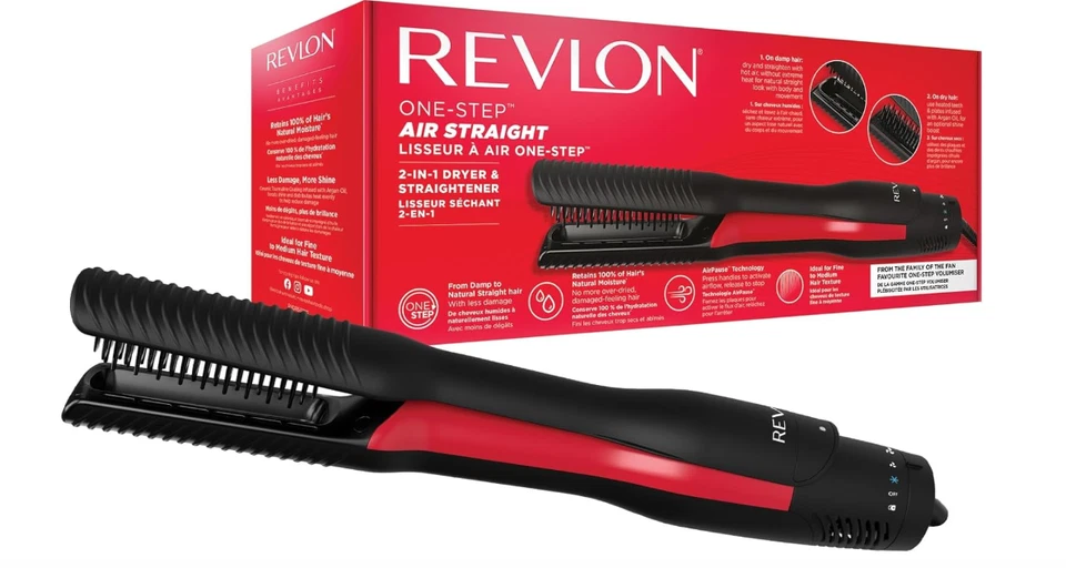 Revlon One-Step Air Straight 2-in-1-Trockner und Luftglätter RVDR5330E - Bild 1 von 1