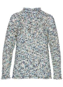 Winter Pullover Gr. 56 58 petrol meliert mega Grobstrick Gold-Glitzer Pulli neu Winter Pullover Gr. 56 58 petrol meliert mega Grobstrick Gold-Glitzer Pulli neu