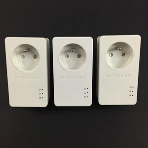Lot 3 Prises Adaptateurs CPL Netgear 200AV+ Mini / 200 Mbps Mb (XAV1401) - Photo 1/2