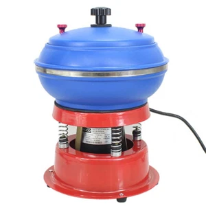 110V/220V Schmuck Vibrationsbecher Tumbling Poliermaschine Metall Polierer - Bild 1 von 13