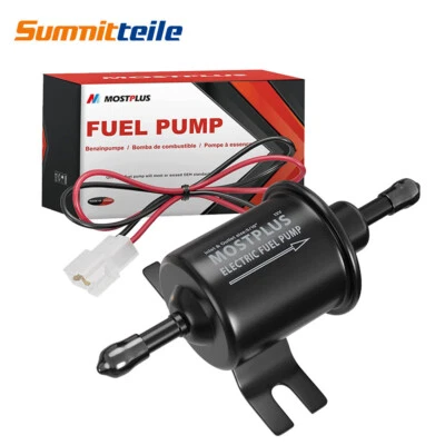 12V Universal Kraftstoffpumpe Benzinpumpe elektrisch Benzin Baumaschinen HEP02A - Bild 1 von 4