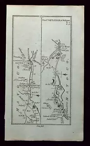 IRELAND, CASTLEBAR, WESTPORT, SLIGO, antique road map, Taylor & Skinner, 1783 - Picture 1 of 4