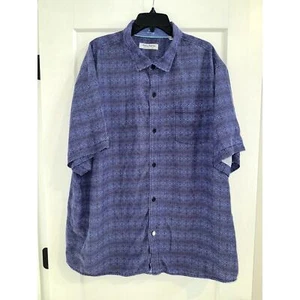 Tommy Bahama Coconut Point Blue Hawaiian Shirt Men’s 3XL TB93 - Picture 1 of 10