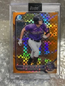 2022 Bowman Chrome X Benny Montgomery X-Fractor 4/5 - Picture 1 of 4