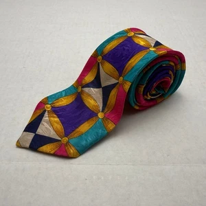 Colorful Neck Tie Colorful Nautical Deco Ties By Mary Delle Geometric Abstract - Picture 1 of 4