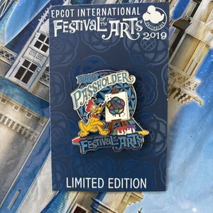 Disney 2019 Festival of the Arts Passholder Pluto Pin LE NOC - Picture 1 of 1