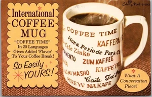 c1960s NORTH OLMSTED Ohio Advertising Postcard LEN DARIN DODGE Coffee Mug Promo - Bild 1 von 2