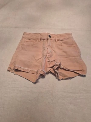Pantalones Cortos Para Mujer American Eagle Outfitters Elastizados Rosa Polvoriento Talla 2 Foto 1 de 4