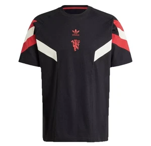 Adidas x Manchester United OG Tee IS6519 Black Red White New Men's Size XXL - Picture 1 of 9