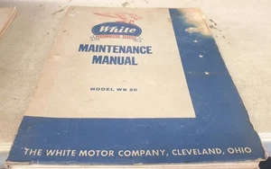1945 WHITE WB20  TRUCK Factory Maintenance Manual  - Picture 1 of 4