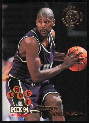 1994-95 Stadium Club Glenn Robinson 1st Day Issue #183 Rookie Bucks UX2633 — 第 1/2 张图片