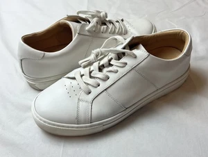 Greats Brooklyn Royale Damen-Sneaker weiß Leder Freizeit Italien US 9,5 SCHÖN - Bild 1 von 9