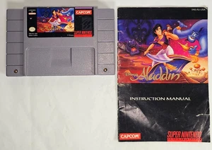 Disney's Aladdin Super Nintendo SNES Authentic VTG - Picture 1 of 4