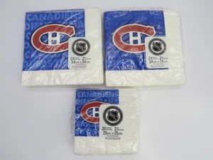 Montreal Canadiens Napkins Lot 78 New Party Express NHL Hockey Party Beverage - Bild 1 von 6