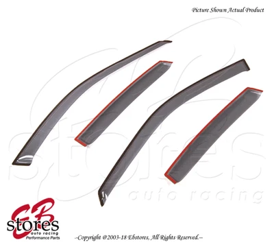 Deflector de visera de ventilación de montaje exterior ligero humo 4 piezas Chevrolet Lumina 1995-2000 Foto 1 de 4