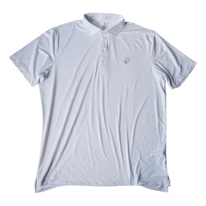 Johnnie-O Poloshirt Herren Large blau Malibu Kelso federleicht Golf UPF 50 - Bild 1 von 14