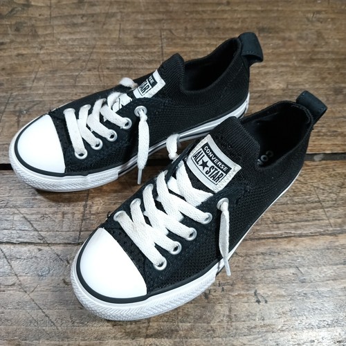 Scarpe Converse Tg 13 Junior Sneakers Giovanili Nero Slip On All Star Chuck Taylor