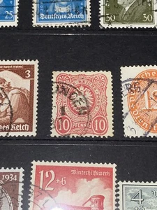 german pfennig 10 stamp rare - Bild 1 von 3