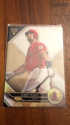 Albert Pujols 2017 Triple Threads #39 Angels Cardinals - Image 1 of 2