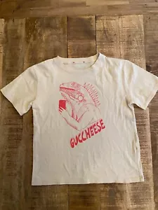 Gucci T-Shirt Gr. 8 in beigefarben mit Logoprint - Bild 1 von 4