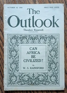 Kann Afrika zivilisiert werden W S Rainsford 1909 Ausblick Theodore Roosevelt - Bild 1 von 6
