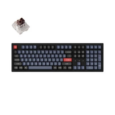 Keychron K10 Pro Wireless Keyboard - Black Fully Assembled - K Pro Brown - Image 1 of 2